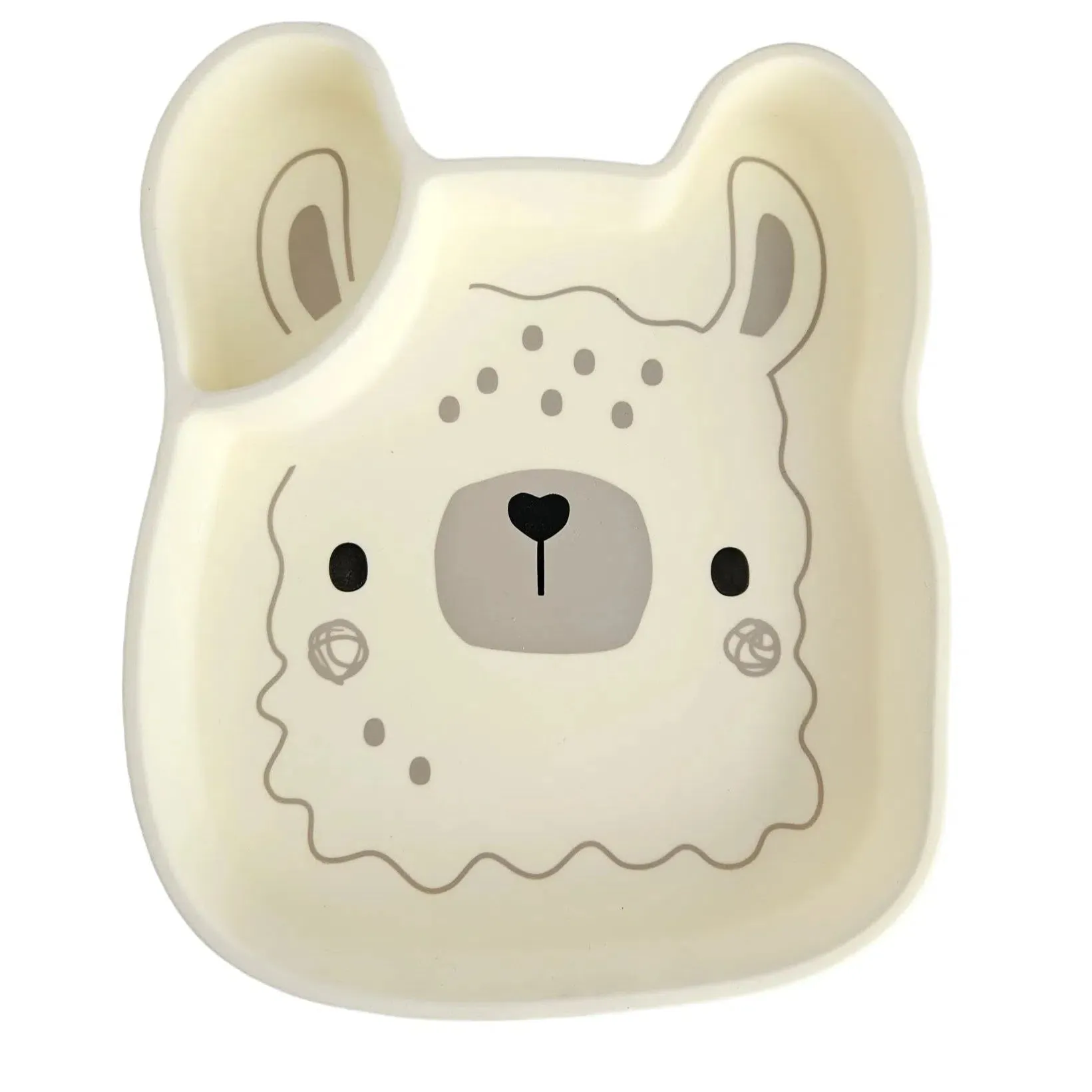 Loulou Lollipop Silcone Snack Plate - Llama
