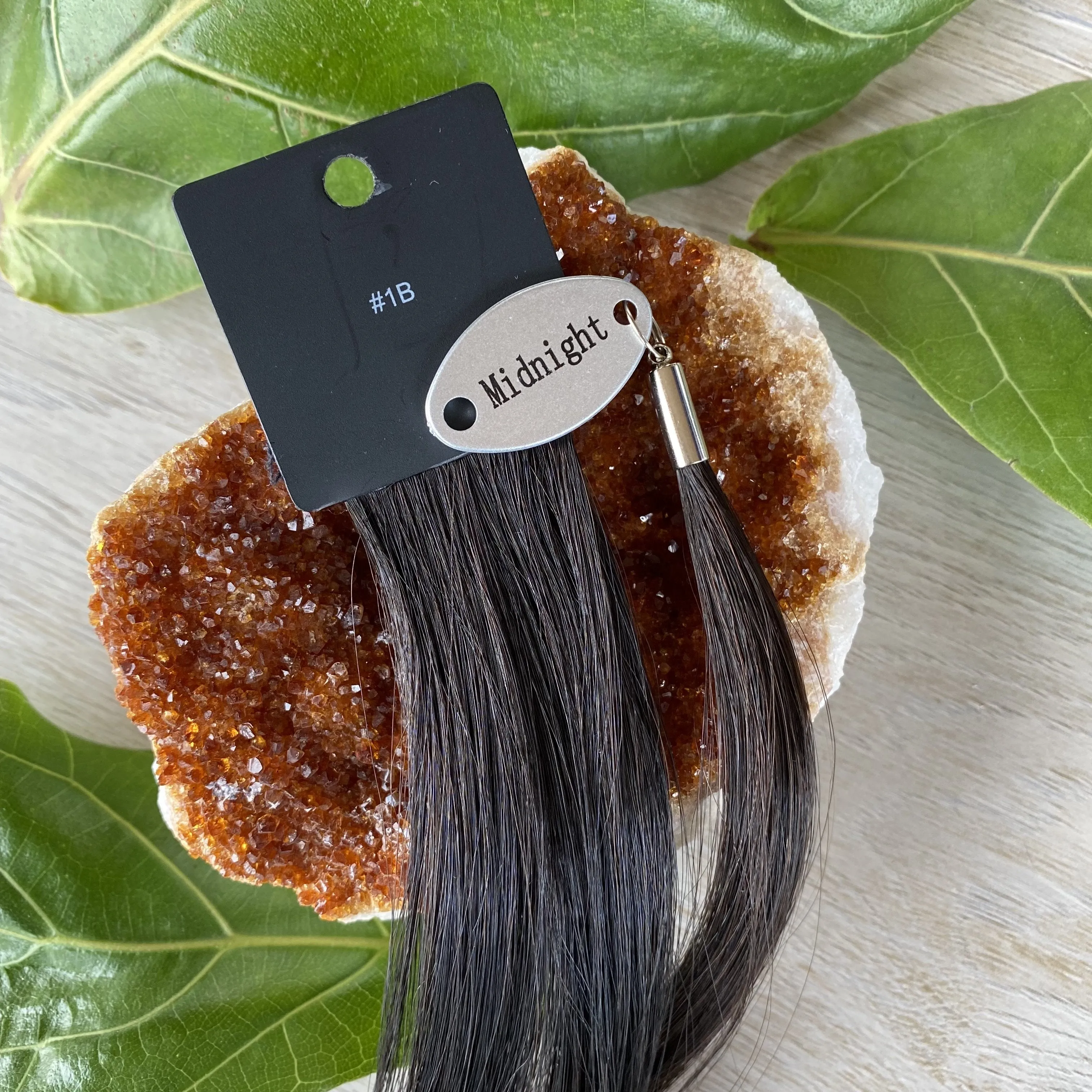 LUXE Halo Hair Extensions | 1b - Midnight