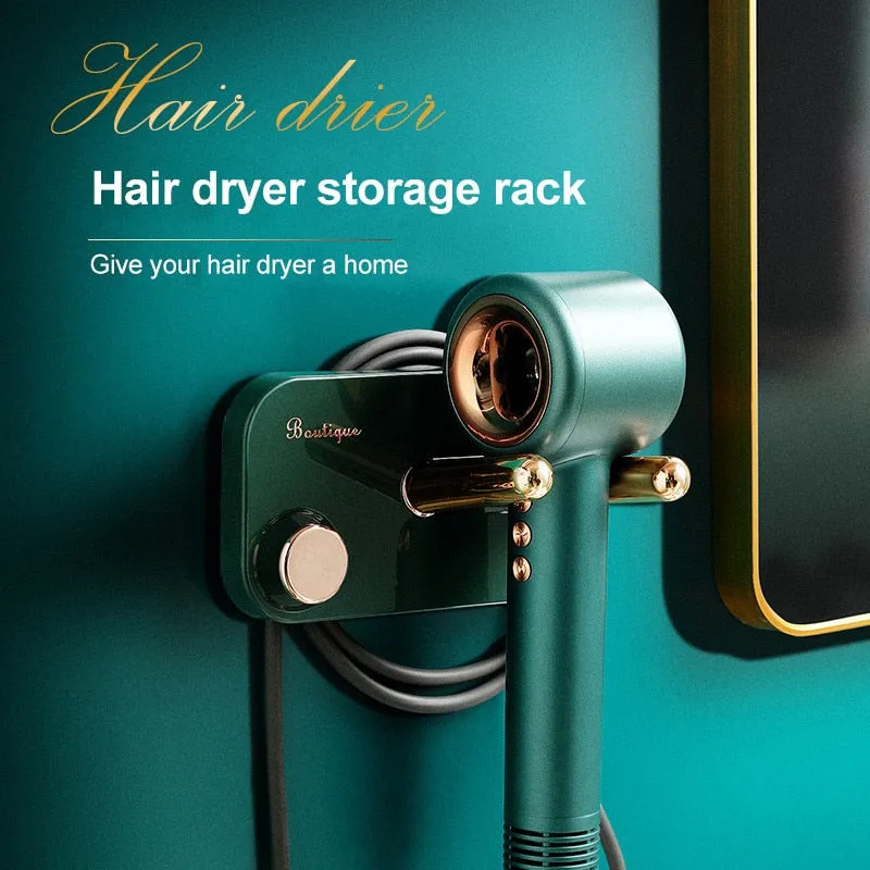 Luxury Bathroom Hair Dryer Holder - Jennyhome