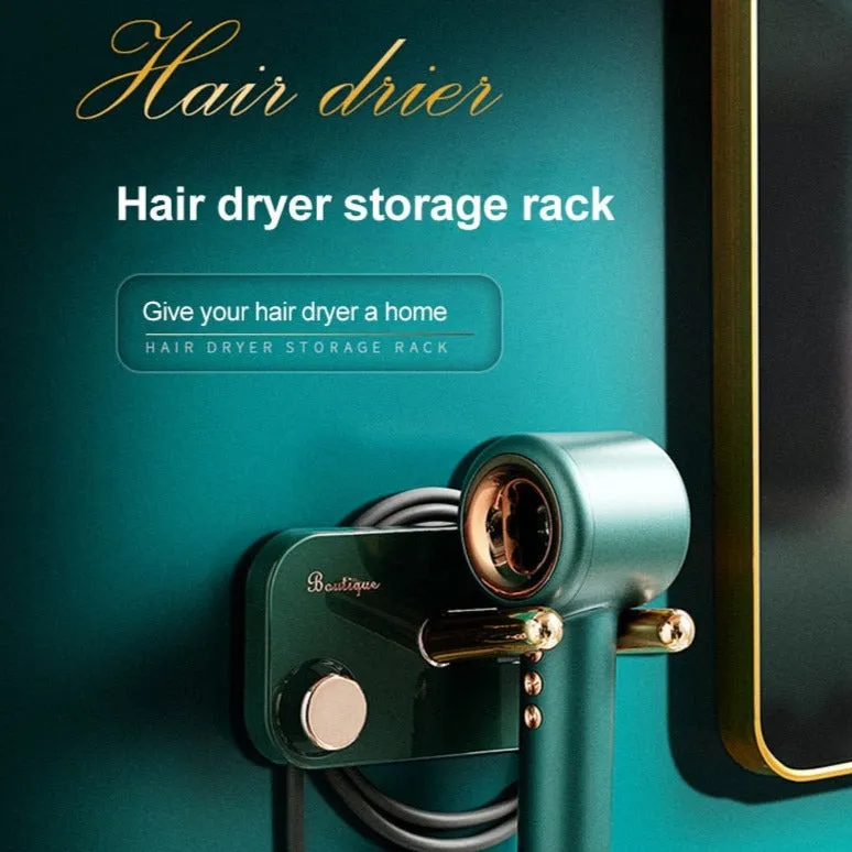 Luxury Bathroom Hair Dryer Holder - Jennyhome