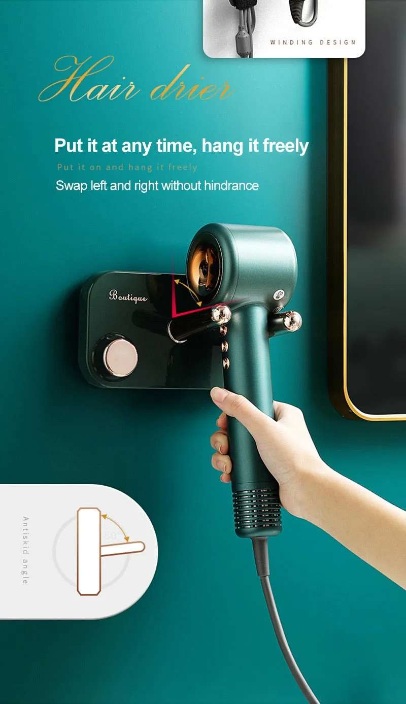 Luxury Bathroom Hair Dryer Holder - Jennyhome