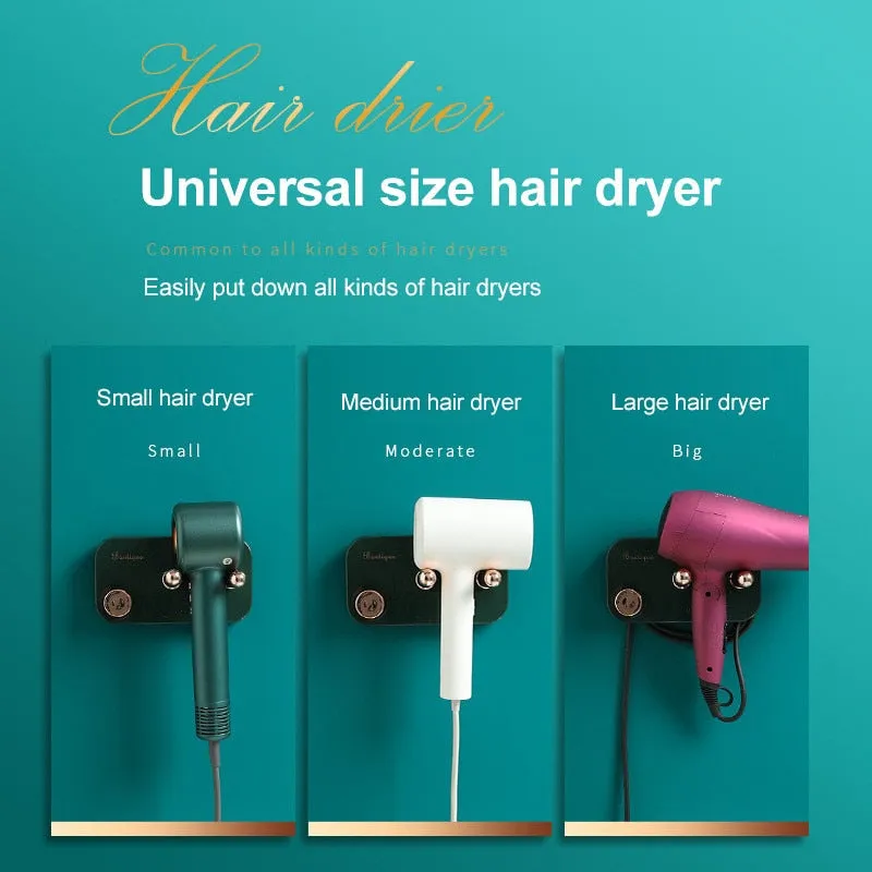 Luxury Bathroom Hair Dryer Holder - Jennyhome