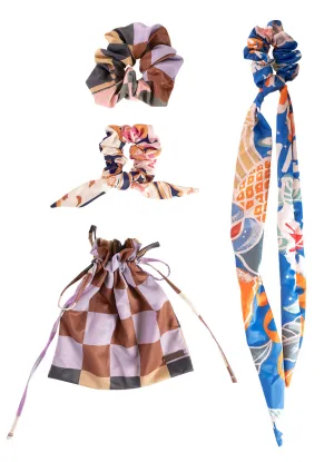 Maaji Tropical Bliss Ebony Scrunchies