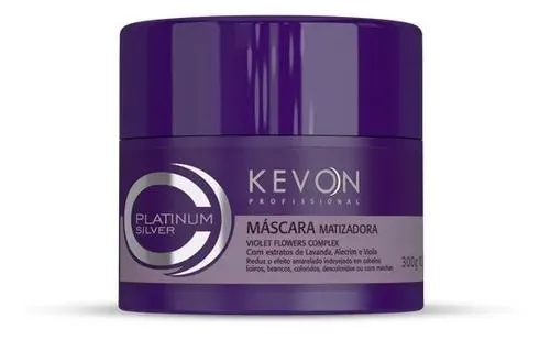 Mask Matizadora Platinum Silver Kevon 300g   - Kevon