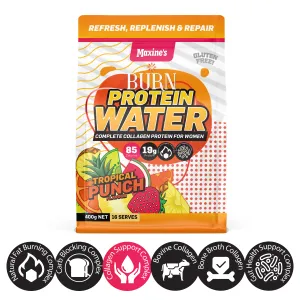 Maxine's Burn Collagen Water Tropical Punch 400g