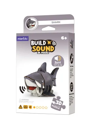 Mier Edu | Build 'N' Sound 3D Puzzle | Shark