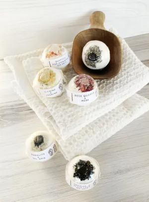 Mini Bath Bomb Set | Set of Six | Flowers   Salts