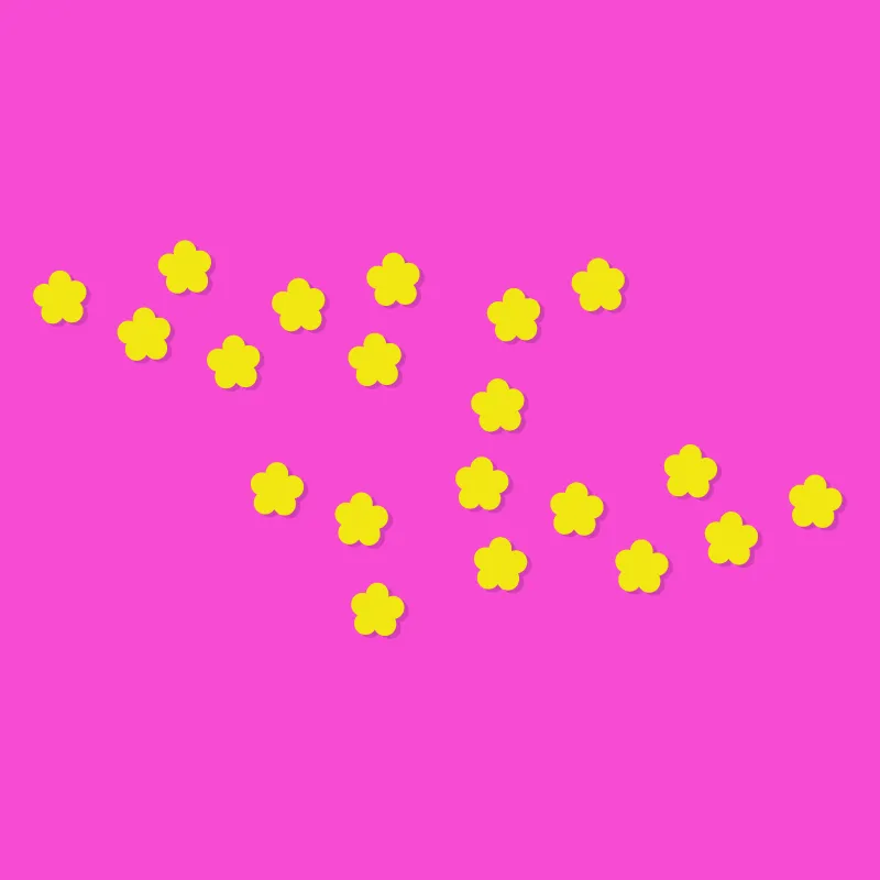 Mini Bubble Blooms -  10 Pair Set