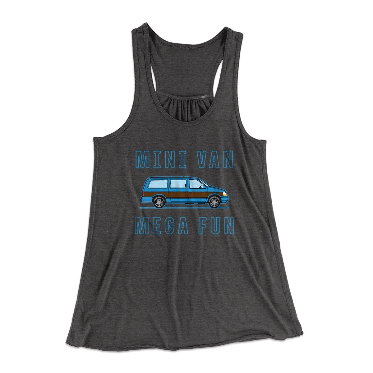 Mini Van Mega Fun Funny Women's Flowey Tank Top