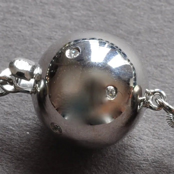 Multi Colored Tahitian Pearls with Diamond Clasp