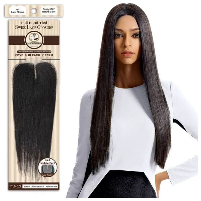 Natural Brazilian TOP Part lace CLOSURE Straight Natural Color
