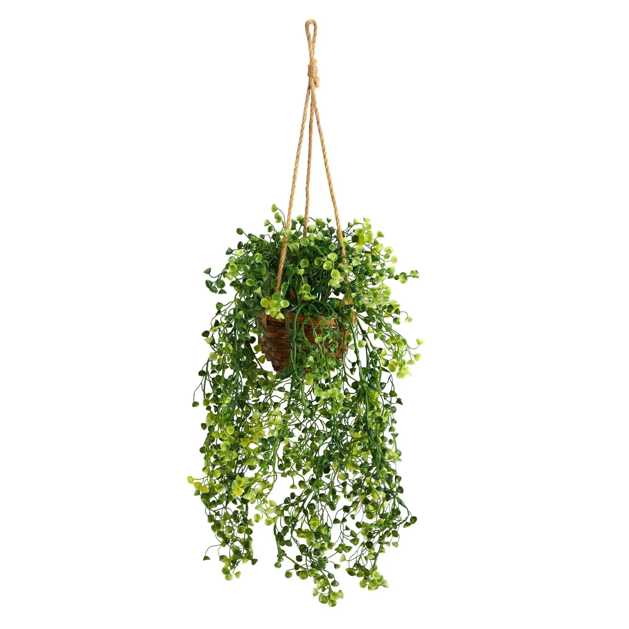 Nearly Natural 20in. Baby Tear Artificial Plant in Hanging