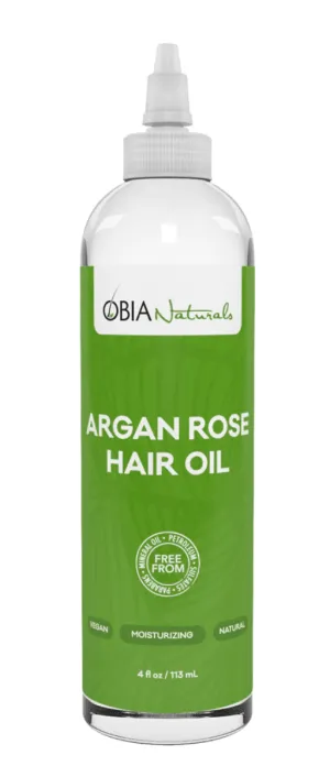 Obia Naturals - Huile pour cheveux ravivante "Argan Rose Hair Oil" - 113ml