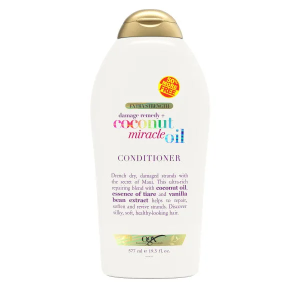 OGX Coconut Miracle Oil Conditioner, 19.5 Fl oz