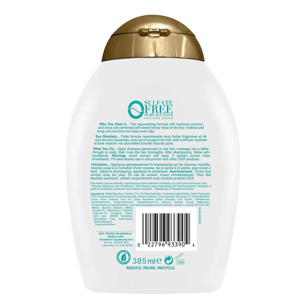 OGX Quenching   Coconut Curls Shampoo (385ml)
