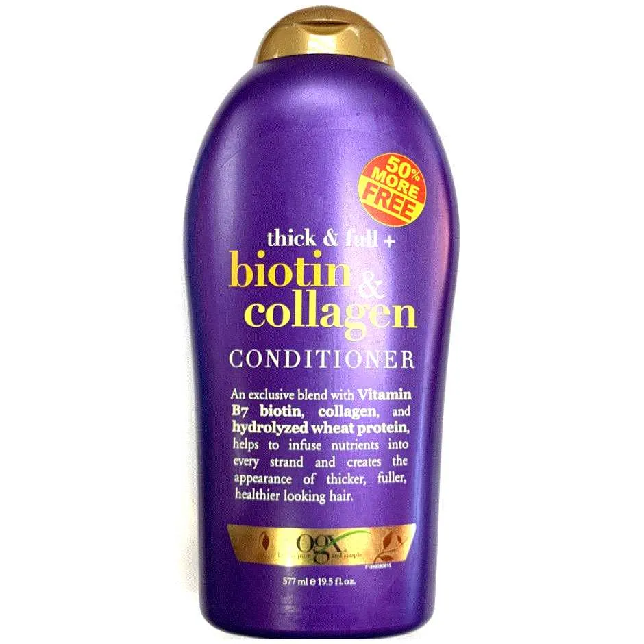 OGX Thick & Full   Biotin & Collagen Extra Strength Volumizing Conditioner  19.5 oz