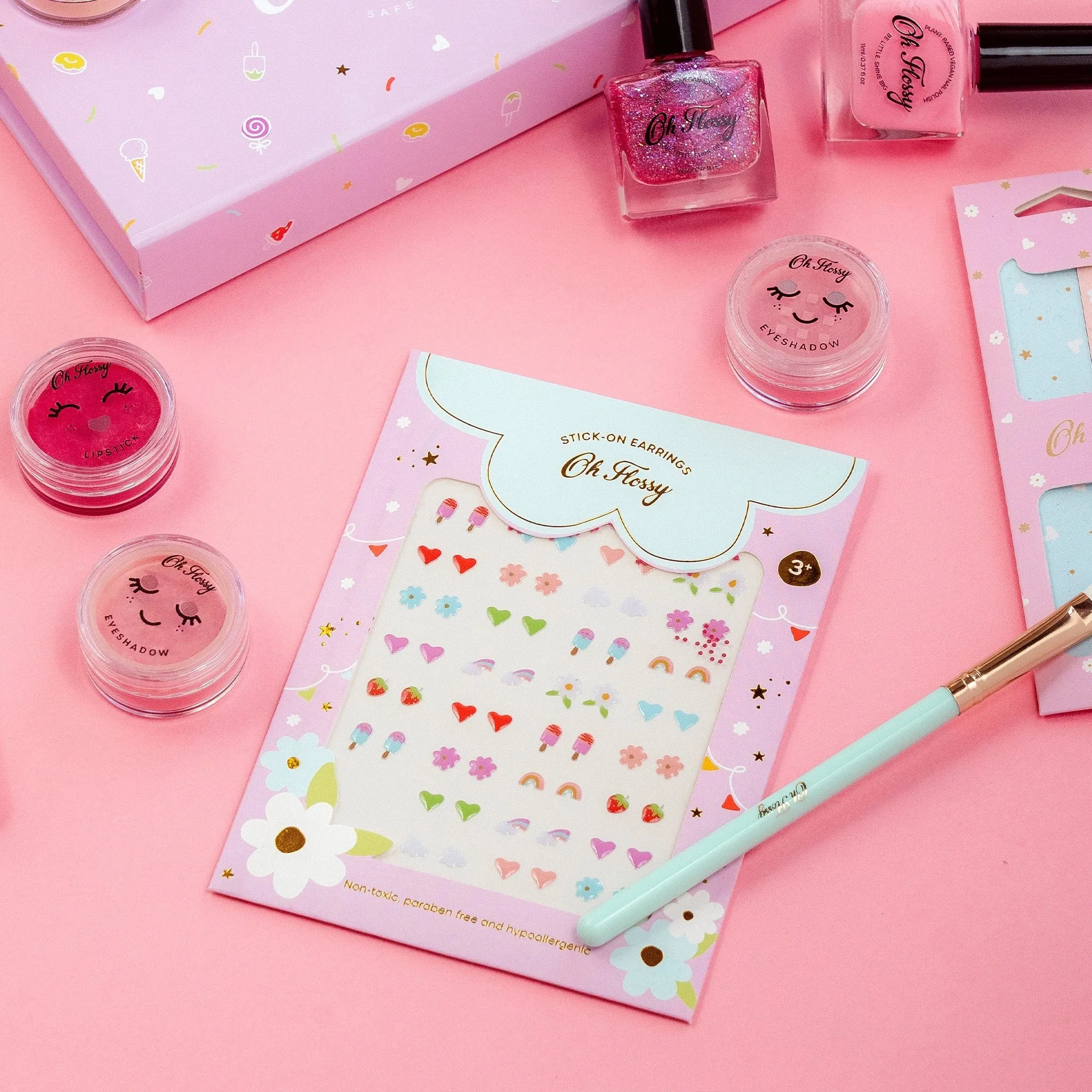 Oh Flossy Kids Stick-On Earrings