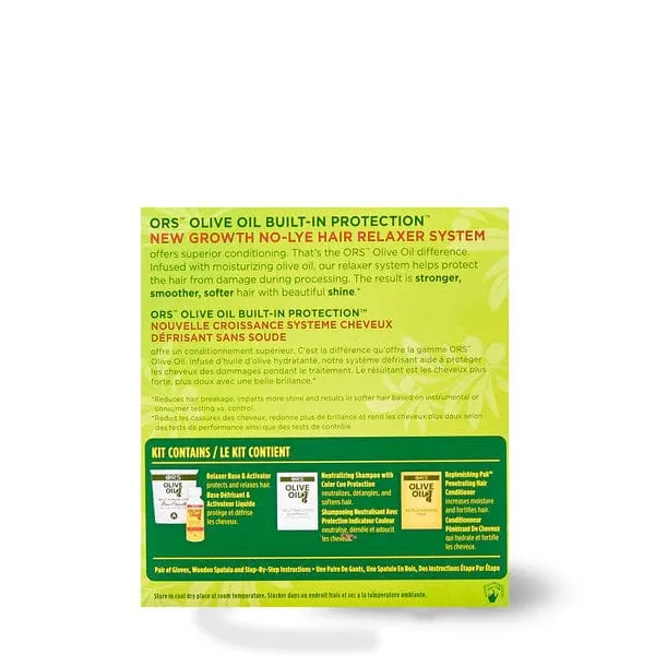 ORS Défrisant pour cheveux sans lessive à protection intégrée à l'huile d'olive - Extra fort