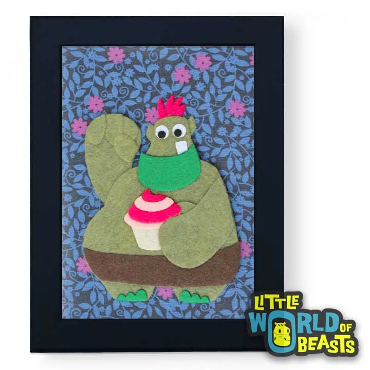 Otis the Cake Troll Framed