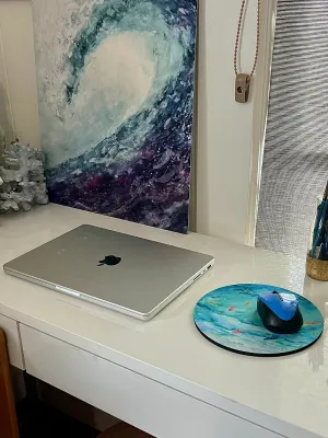 Paradise Bay Mousepad/Hot Pad