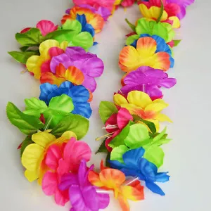Paradise Mammbolei Rainbow Lei High Quality Lei Necklace Luau, Beach Party Decor
