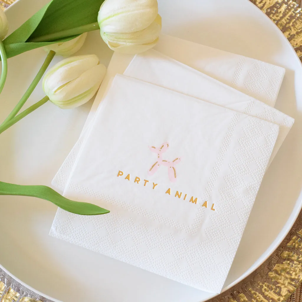 Party Animal Beverage Napkins