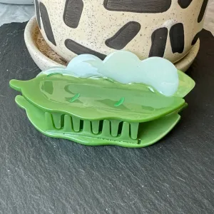 Peapod Acetate Hair Claw