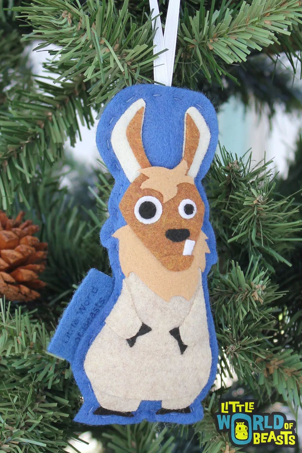 Personalized Giuseppe the Llama Ornament