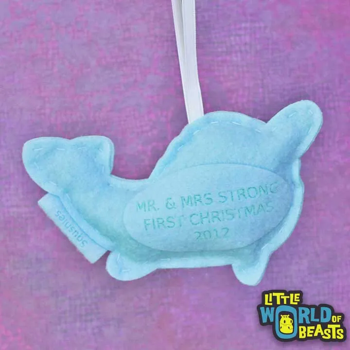 Personalized Giuseppe the Llama Ornament
