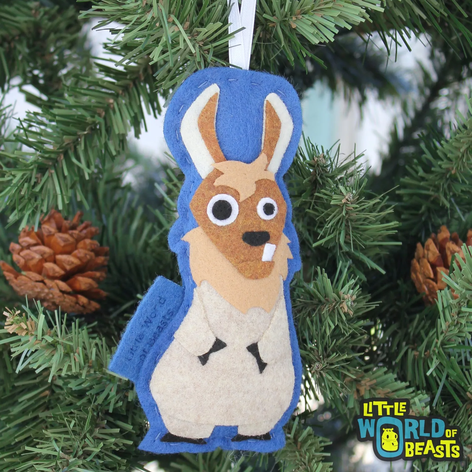 Personalized Giuseppe the Llama Ornament