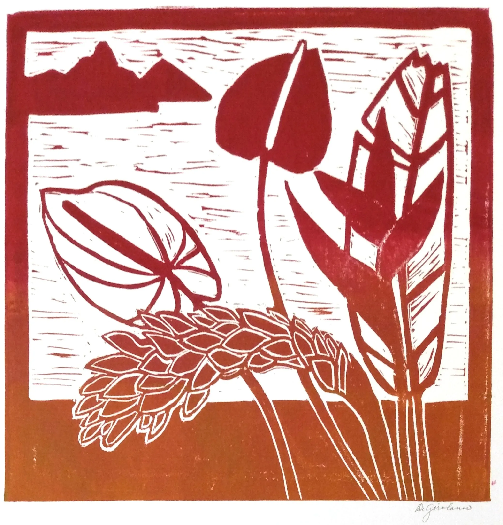 Pia De Girolamo: Tropical Flowers Graded
