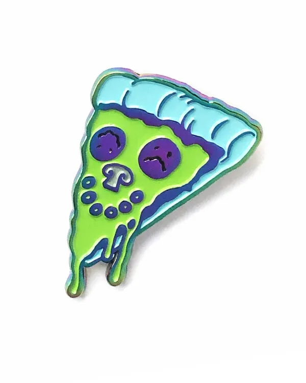Pizza Face enamel pin