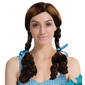 Plaited Brown Wig