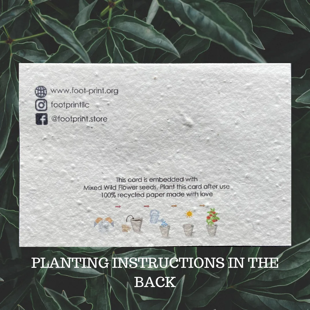 Plantable Anniversary Card