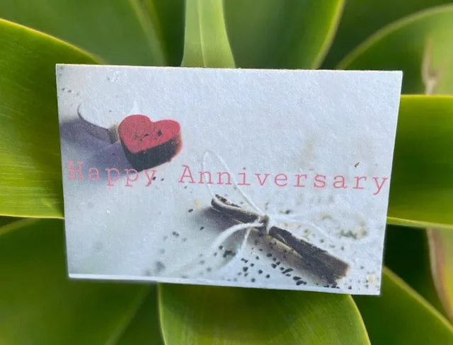 Plantable Anniversary Card