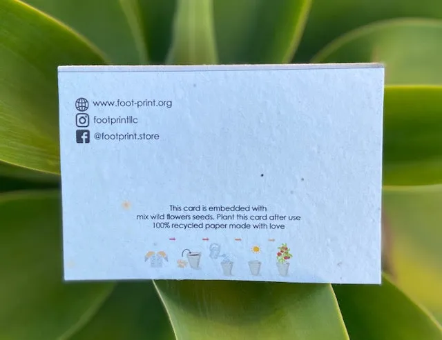 Plantable Anniversary Card