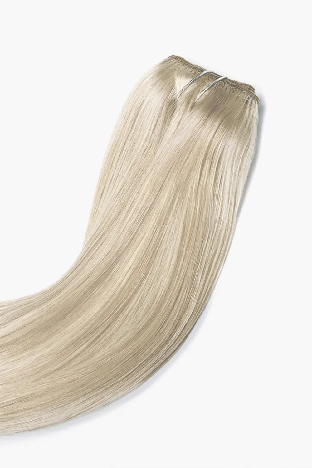 Platinum BlondeMe Quad Weft Clip In One Piece Hair Extensions