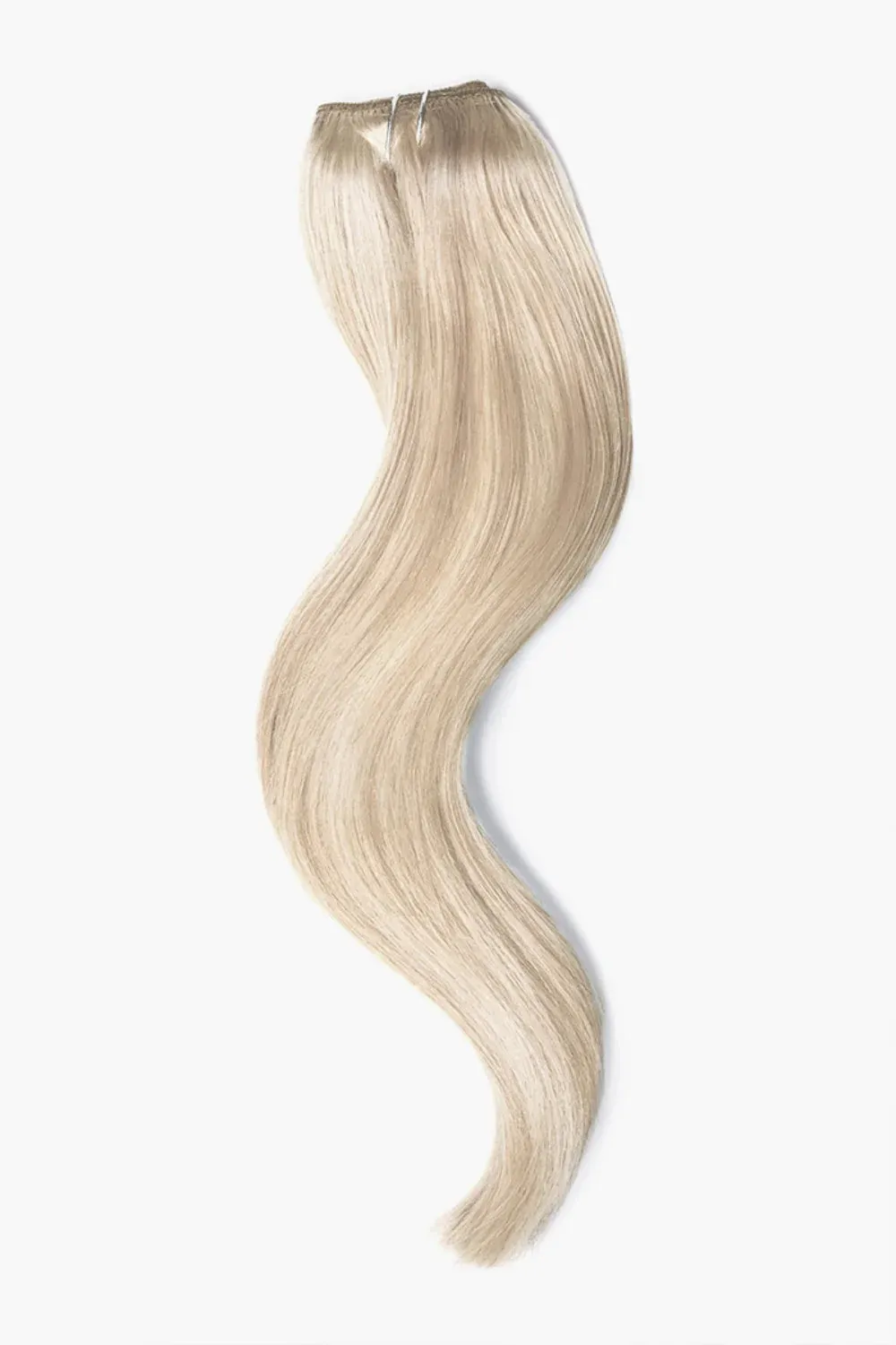 Platinum BlondeMe Quad Weft Clip In One Piece Hair Extensions