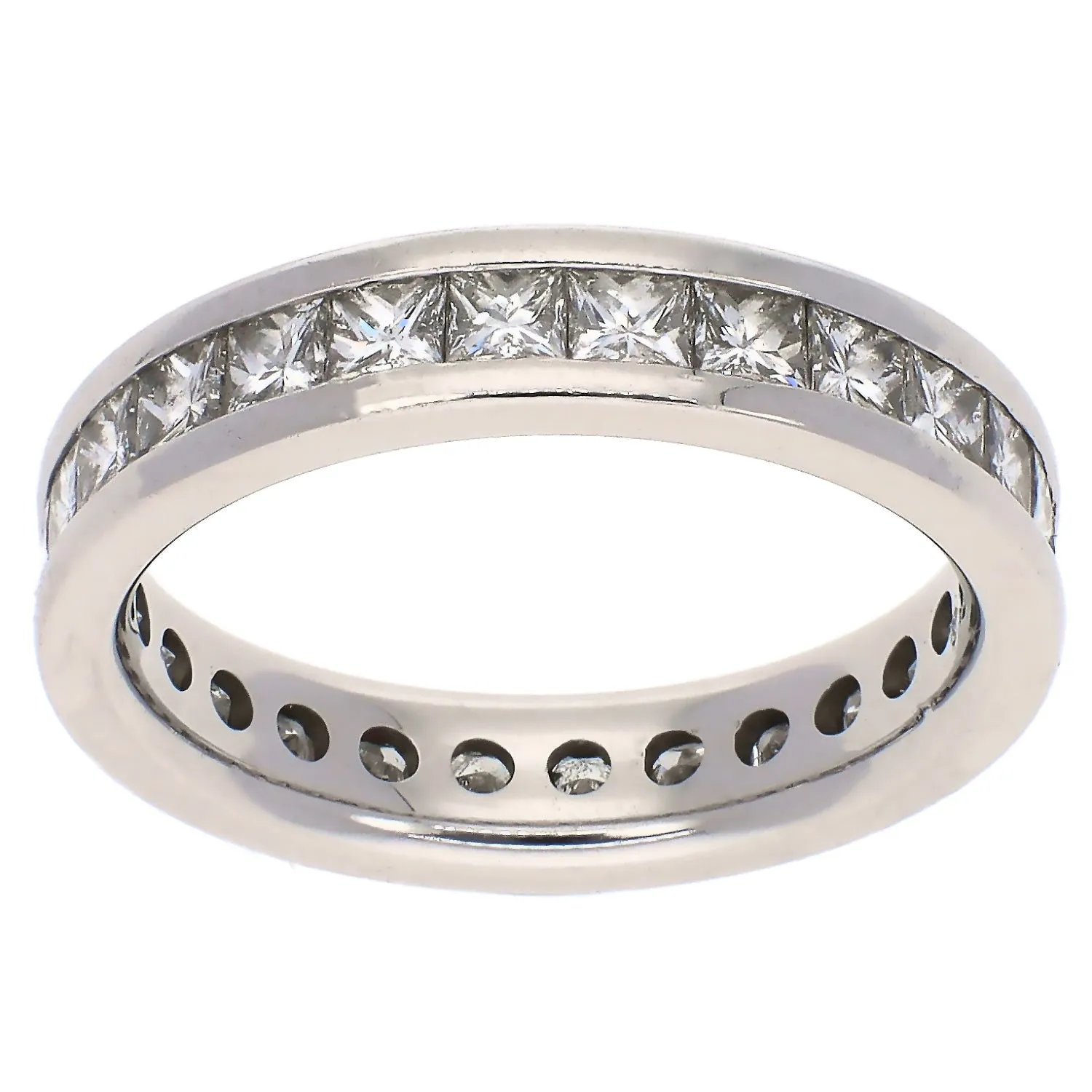 Platinum Diamond Eternity Band Ring