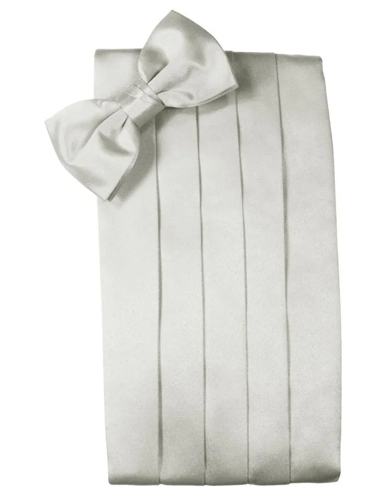 Platinum Luxury Satin Cummerbund