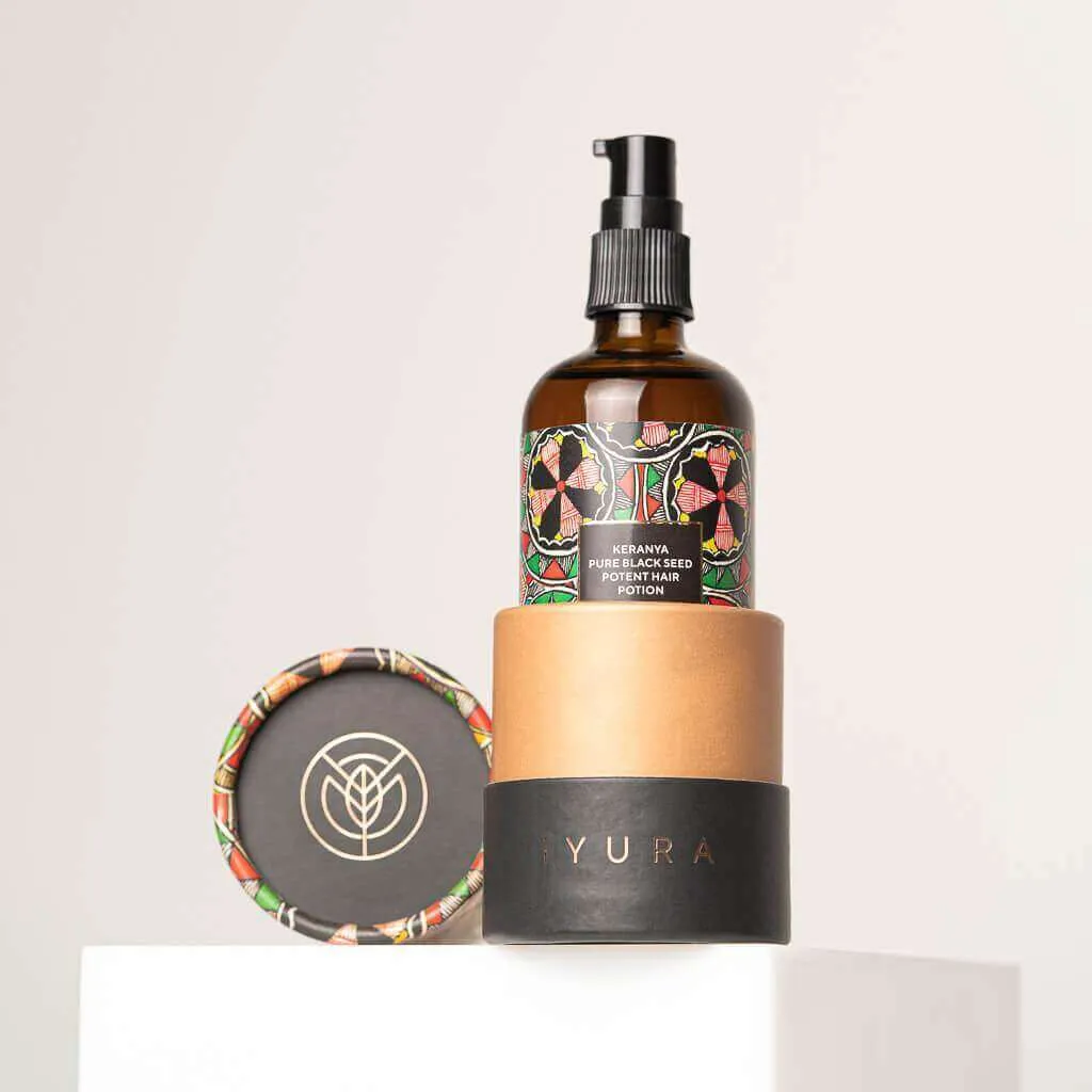 Potion Capillaire Aux Graines Noires de Keranya- Lot de 2
