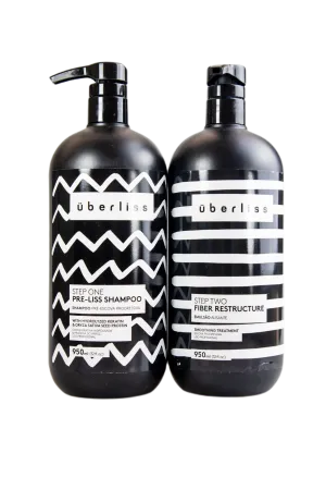 Professional Brazilian Uberliss Smoothing Treatment Formol Free 2x950ml - Avlon