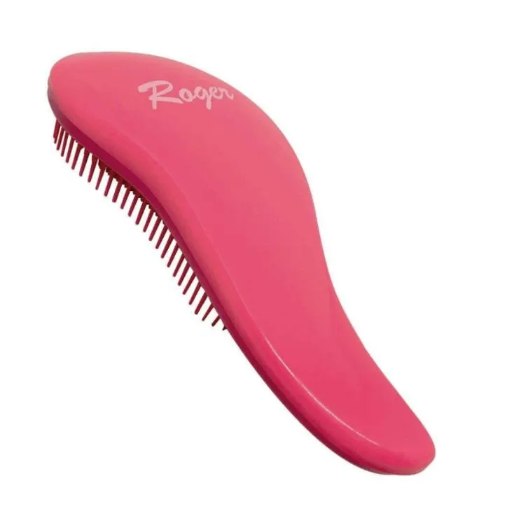 Professional Detangle Pink No Frizz Anti Hair Break Scalp Massage Brush - Roger