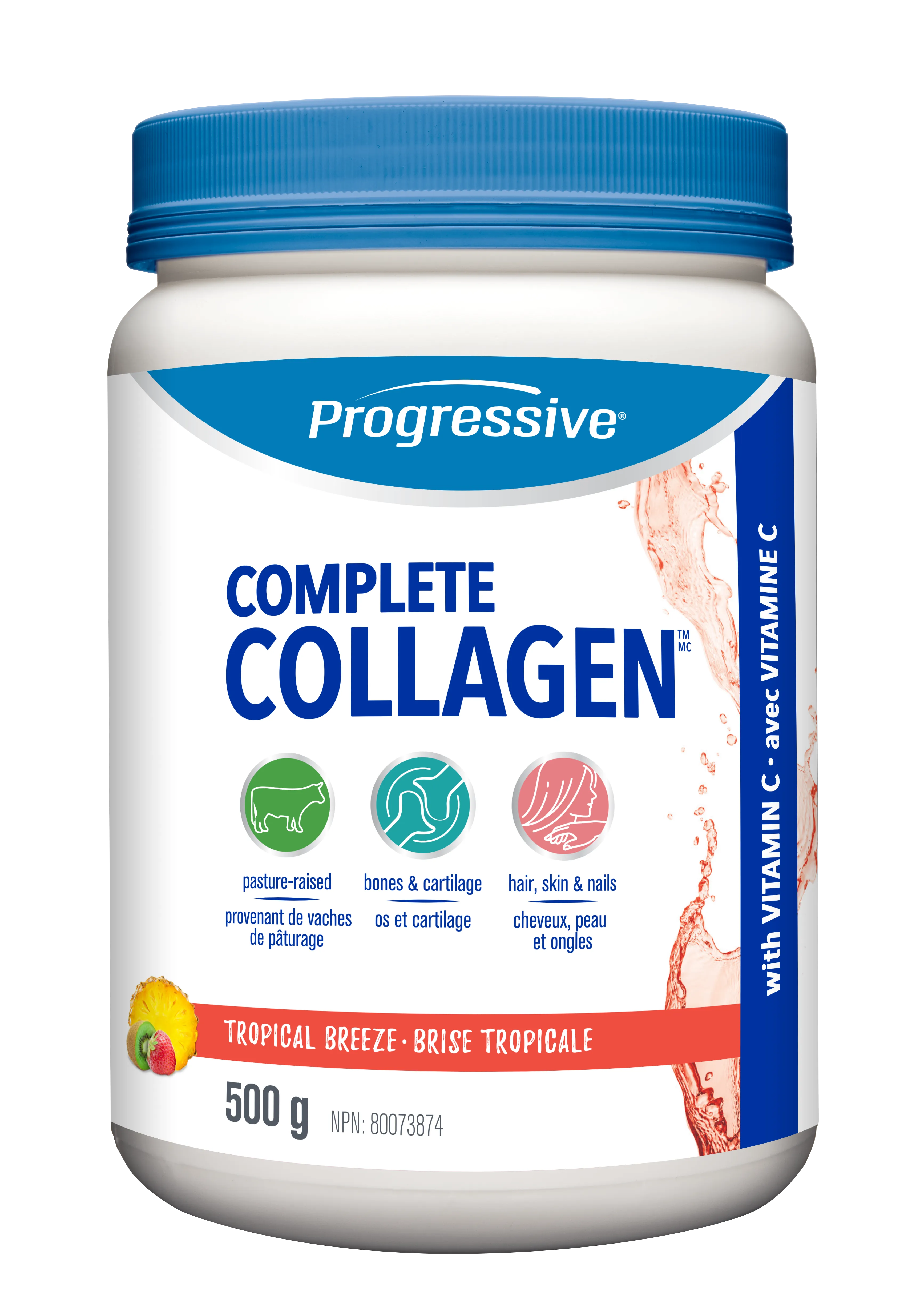 Progressive Complete Collagen Tropical Breeze 500g
