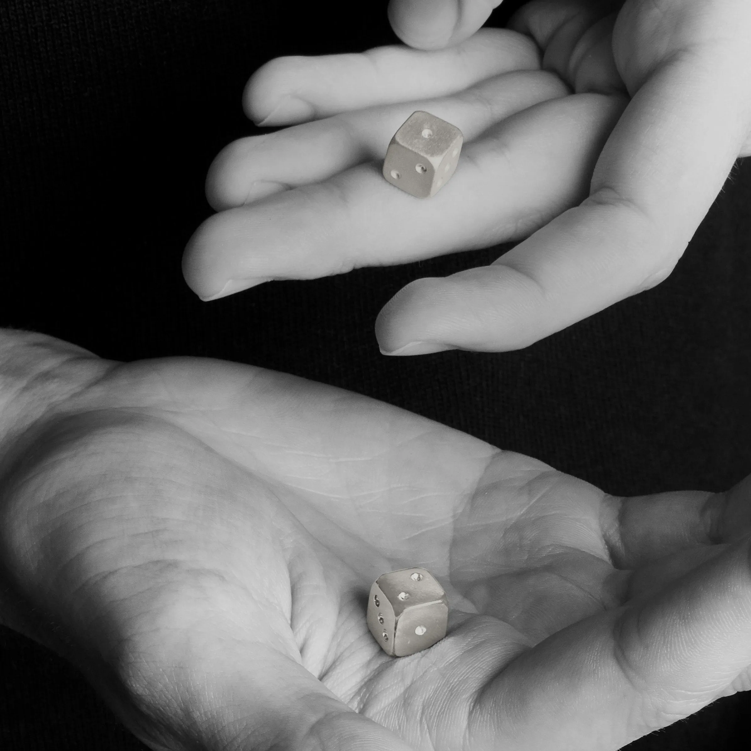 Pure Platinum Classic Dice