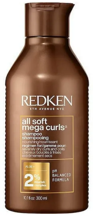 Redken All Soft Mega Curls Shampoo 10.1 oz new package