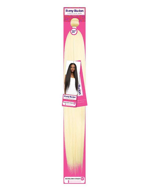 Remy Illusion Natural Kinky Straight 30" -extension Synthetic Hair