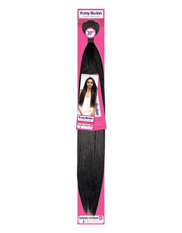 Remy Illusion Natural Straight 20"/30" -extension Synthetic Hair