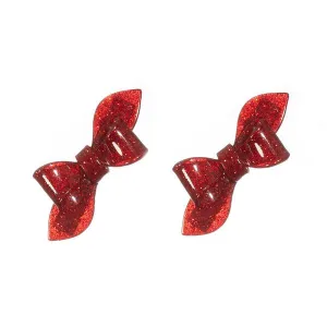 Rosane Bow Glitter Colors Alligator Clips