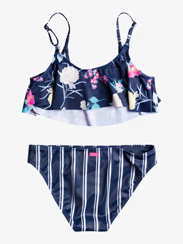 Roxy Girls Flowers Addict Flutter Bikini Set